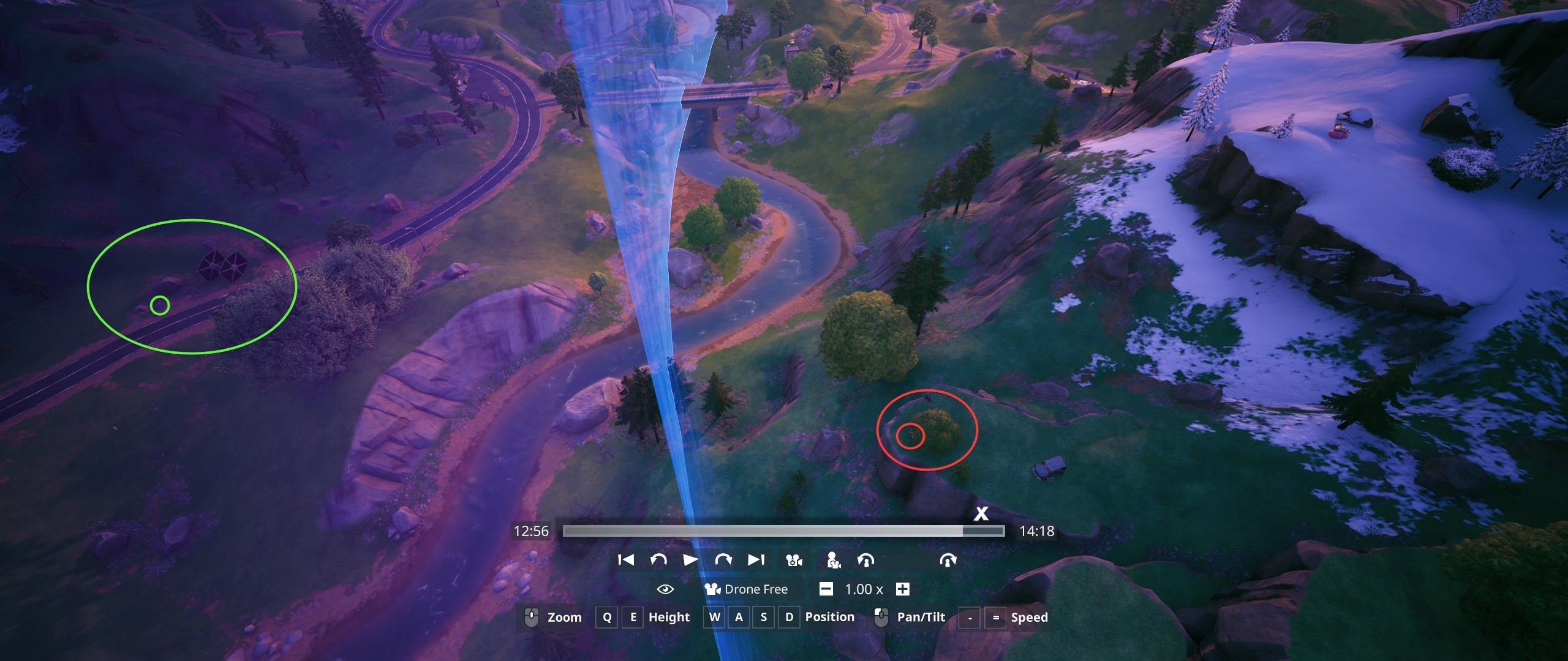 Match screenshot of Bluesummers8 hiding in bush camping storm edge